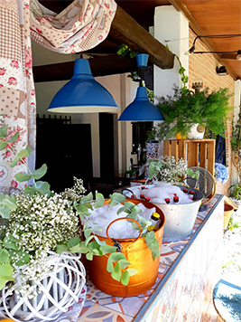 Barra exterior decoración